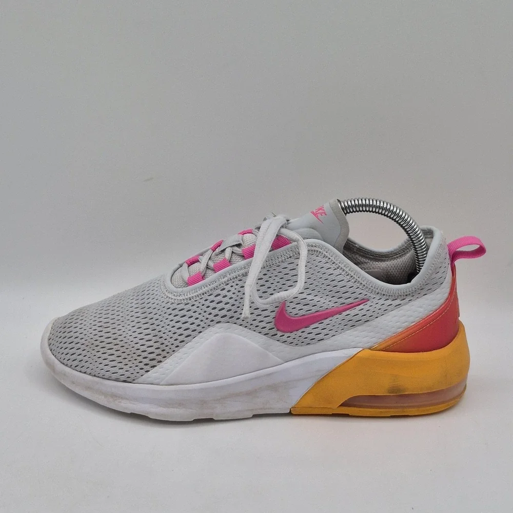 Nike Air Max Shoes Womens Size 8.5 Gray Pink Mesh Running Sneakers CJ9996-001